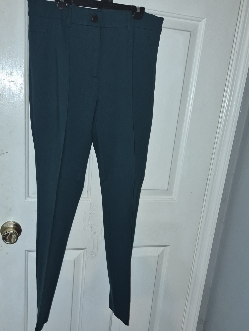 Chico's So Slimming Juliet Pants dark green Size 1